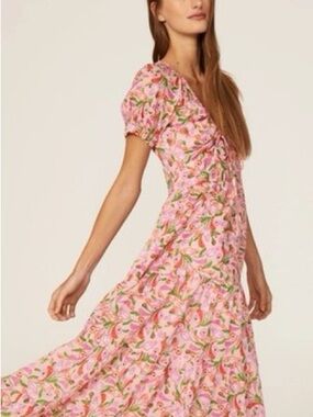 banjanan peony long sleeve fit & flare dress Sale - Designer Dresses & Clothing Up to 70% Off
